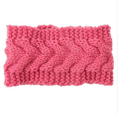 Women's Twist Needle Knitting Female Warm Crochet Wool Headband