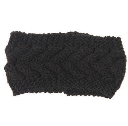 Women's Twist Needle Knitting Female Warm Crochet Wool Headband