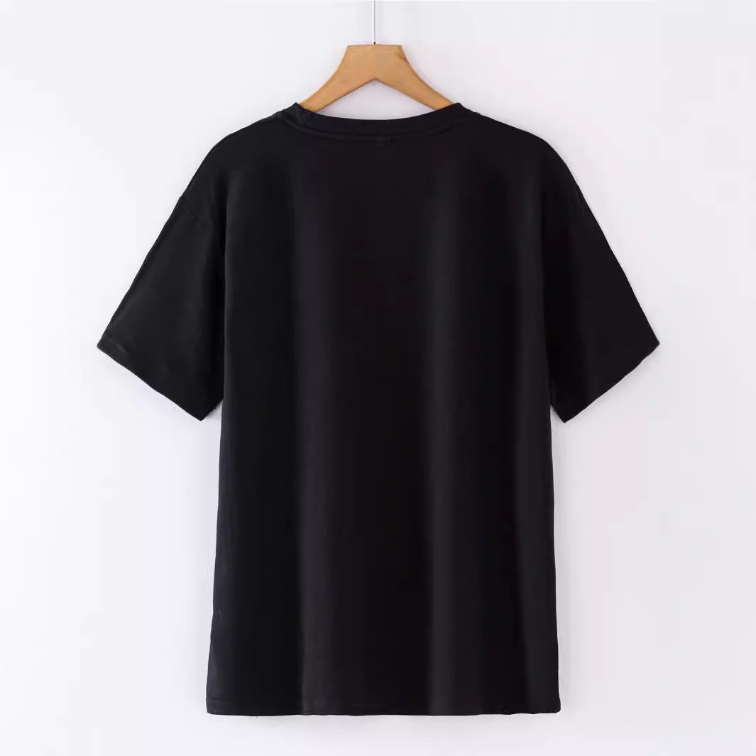 Women's Casual Versatile Christmas Printed Short Sleeved Shirt