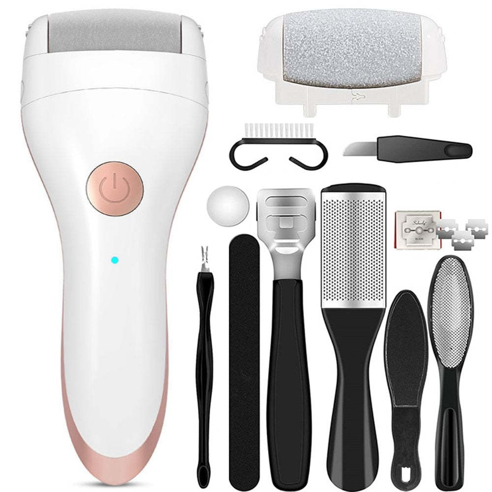 2-in-1 Electric Foot Grinder Set