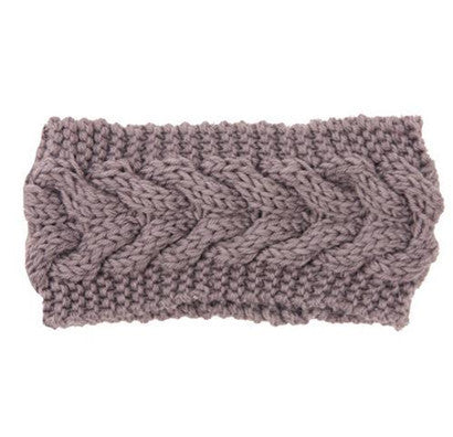 Women's Twist Needle Knitting Female Warm Crochet Wool Headband