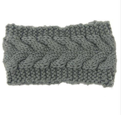 Women's Twist Needle Knitting Female Warm Crochet Wool Headband