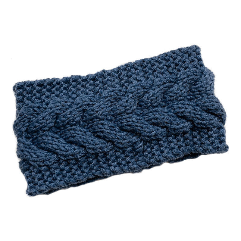 Women's Twist Needle Knitting Female Warm Crochet Wool Headband