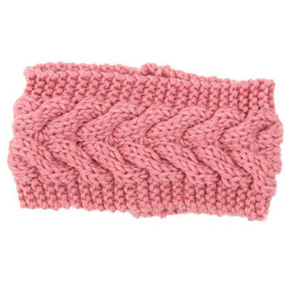 Women's Twist Needle Knitting Female Warm Crochet Wool Headband
