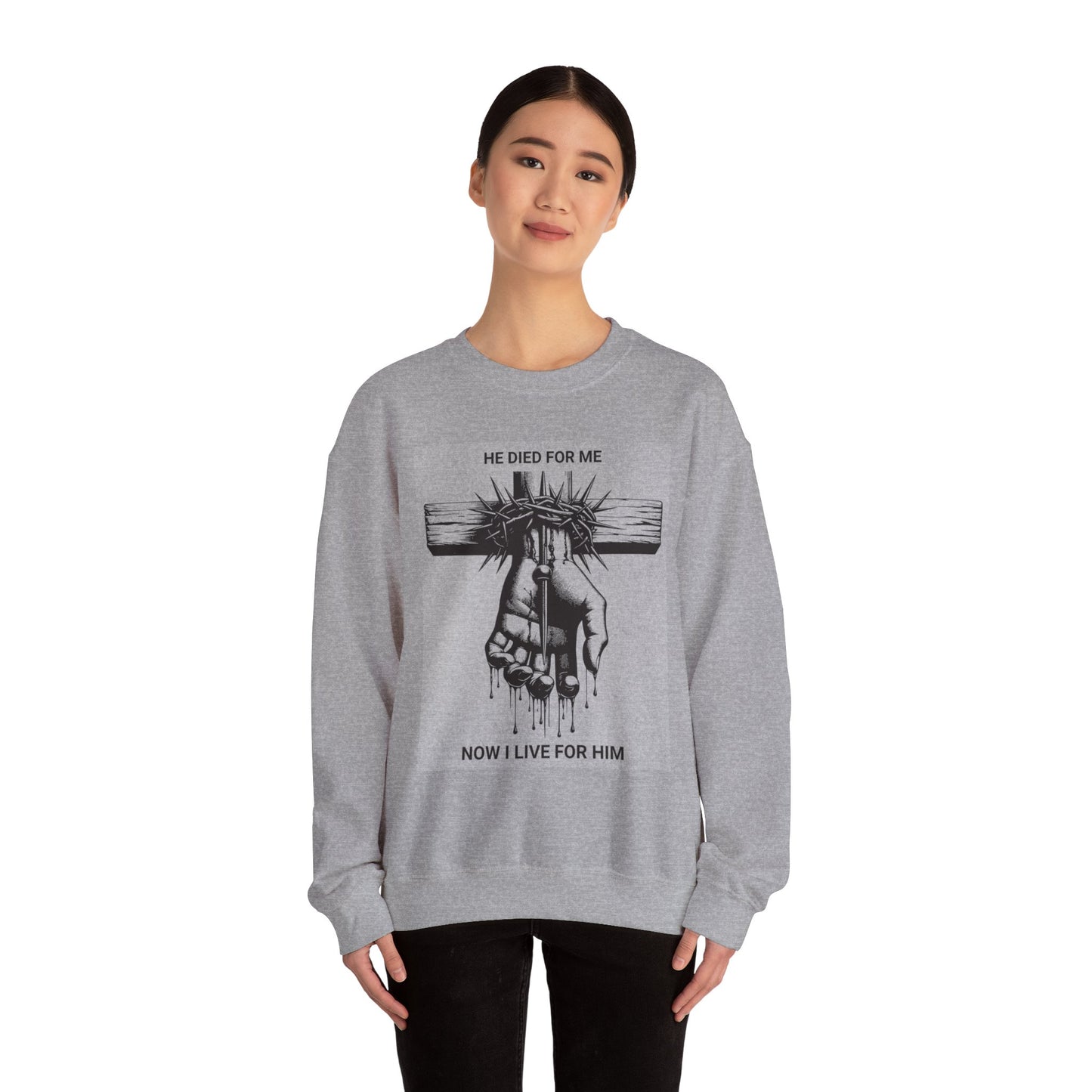 Faith-Inspired Crewneck Sweatshirt, Religious Apparel, Inspirational Gift, [...]