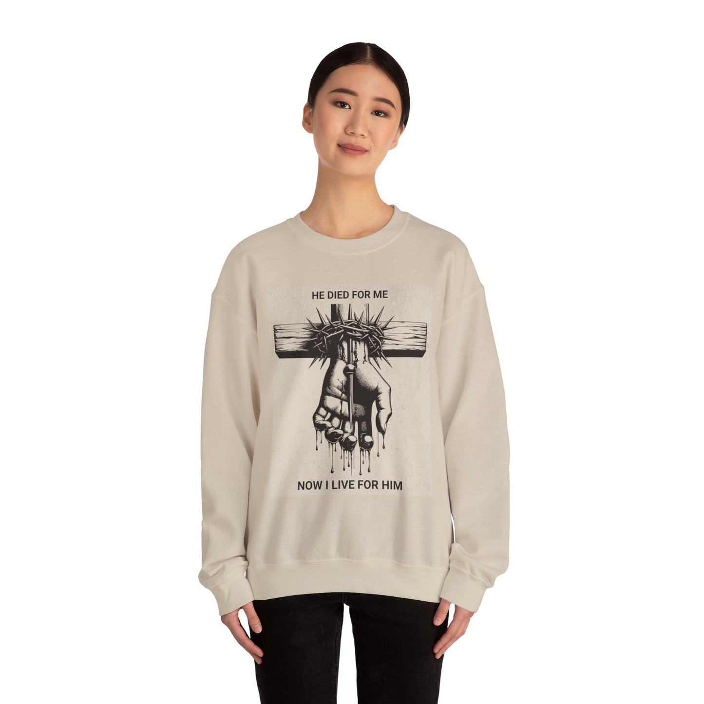 Faith-Inspired Crewneck Sweatshirt, Religious Apparel, Inspirational Gift, [...]