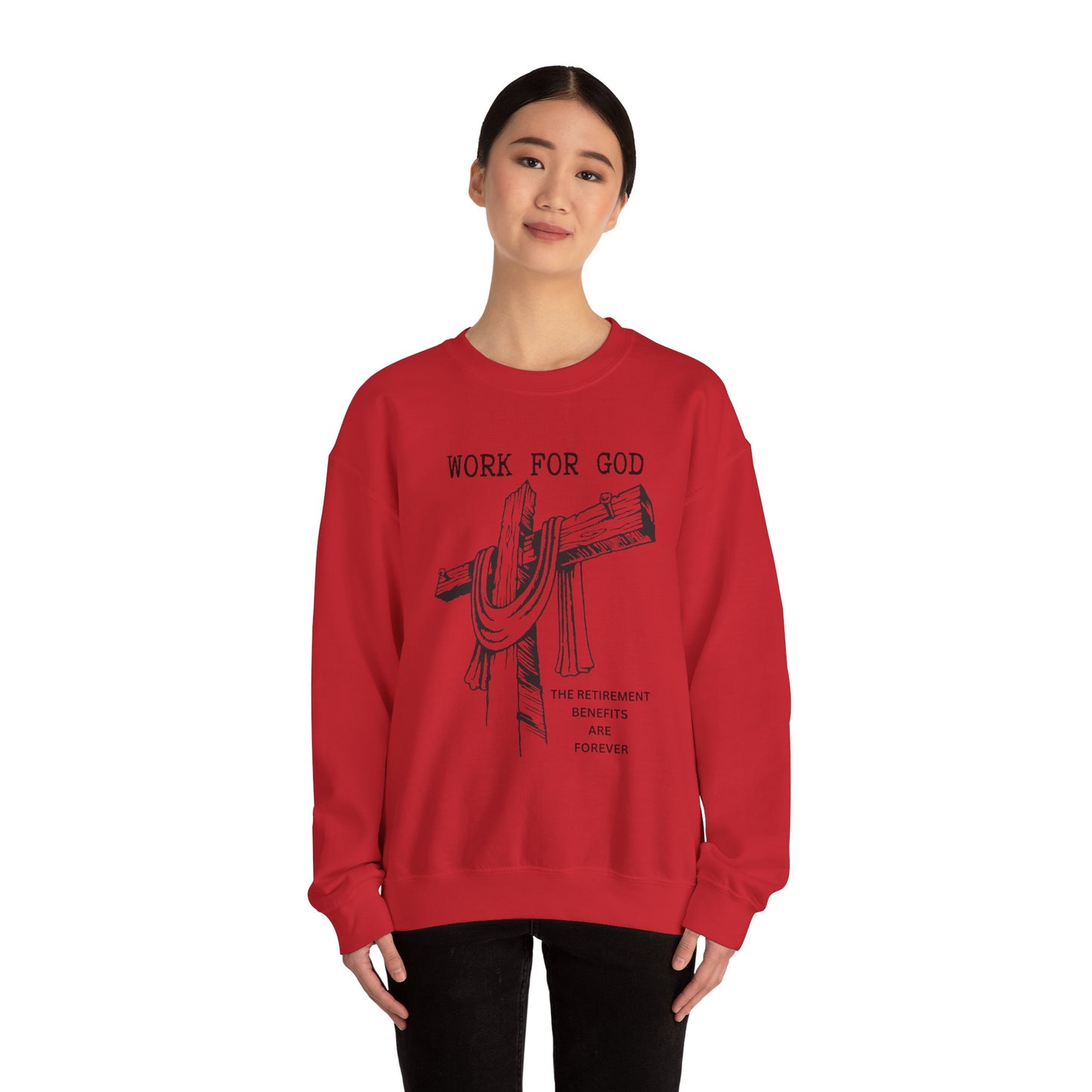 Faith-Inspired Crewneck Sweatshirt, Christian Gift, Unisex Sweater, Work [...]