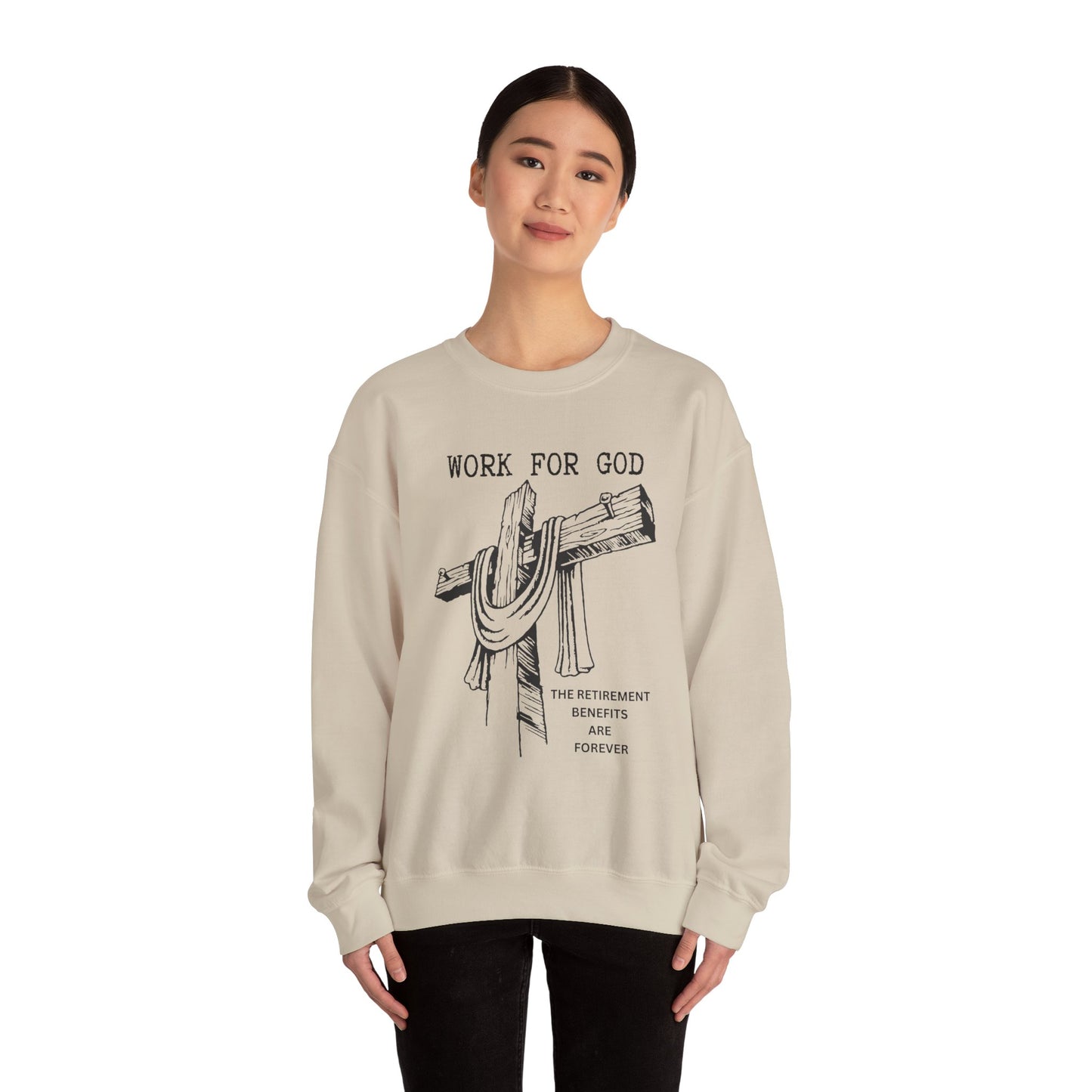 Faith-Inspired Crewneck Sweatshirt, Christian Gift, Unisex Sweater, Work [...]