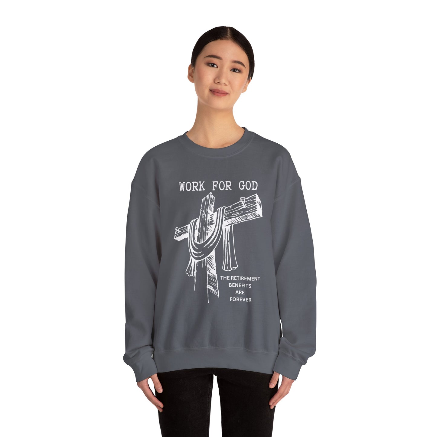 Faith-Inspired Crewneck Sweatshirt, Christian Gift, Unisex Sweater, Work [...]