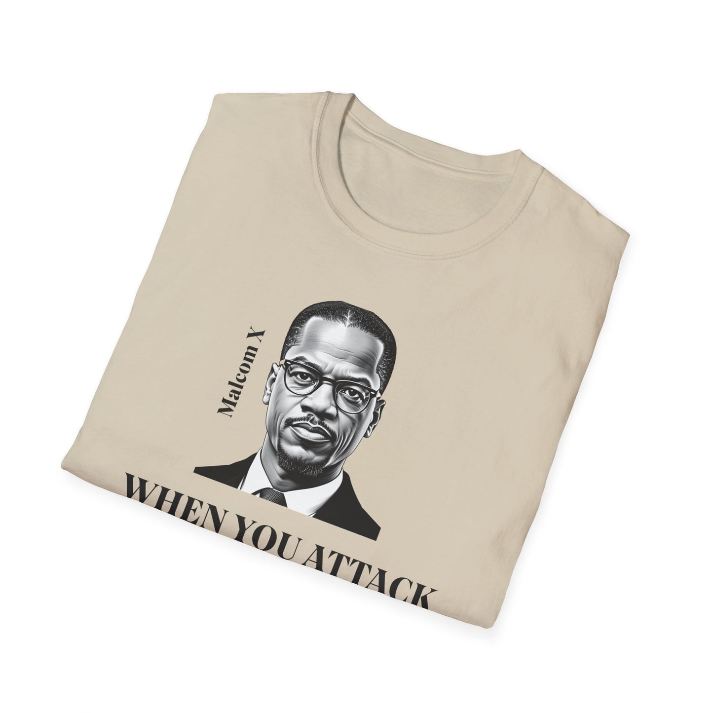 Empowering Message T-Shirt, Malcolm X Quote Shirt, Unisex T-Shirt, Civil [...]