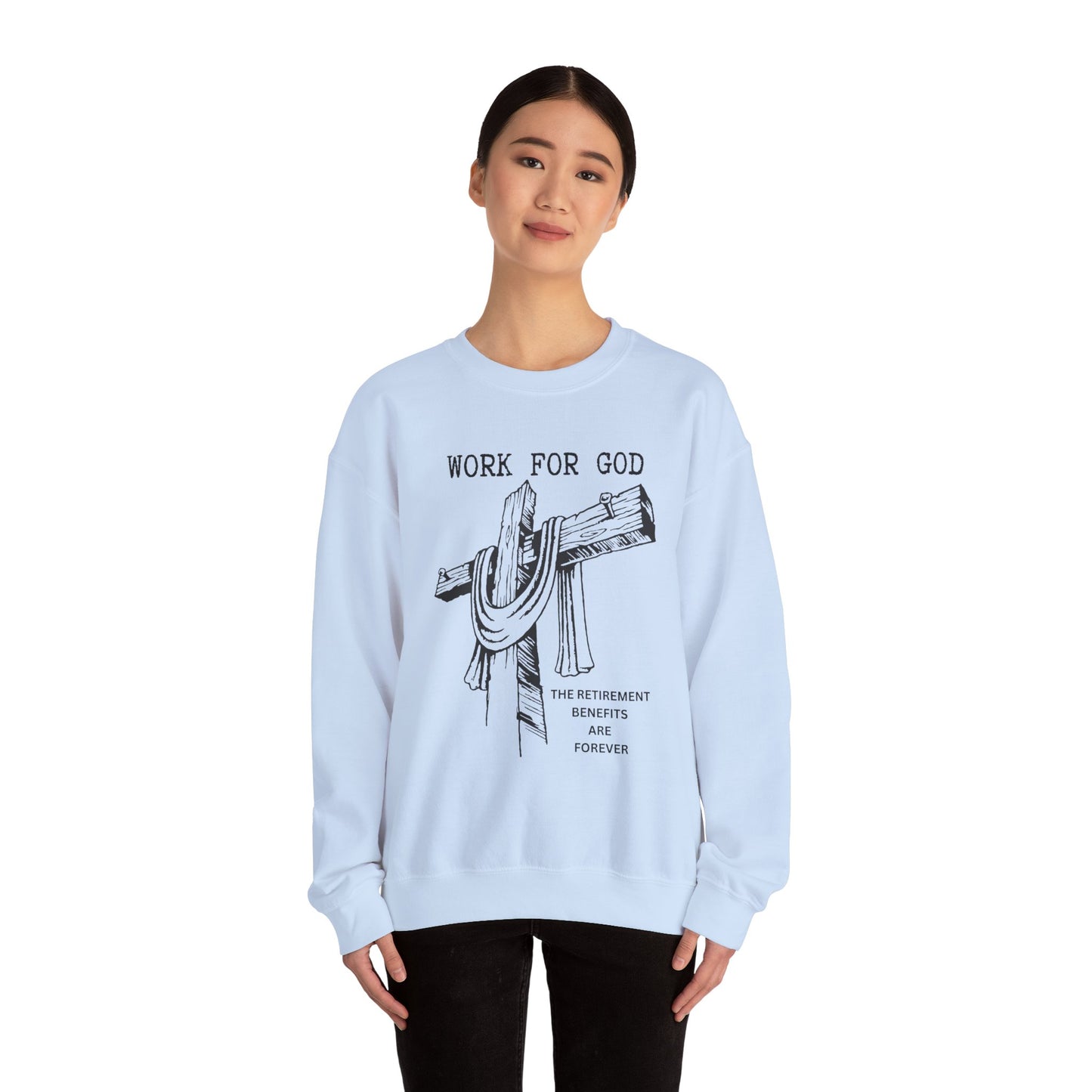 Faith-Inspired Crewneck Sweatshirt, Christian Gift, Unisex Sweater, Work [...]