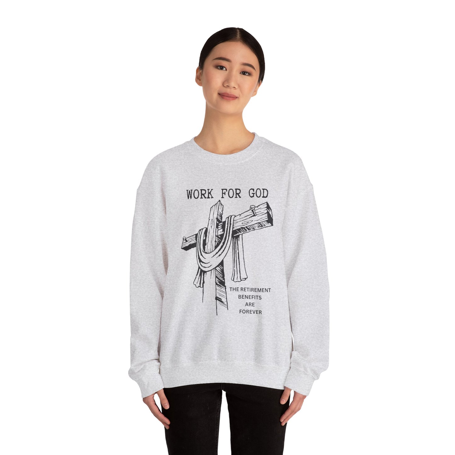 Faith-Inspired Crewneck Sweatshirt, Christian Gift, Unisex Sweater, Work [...]