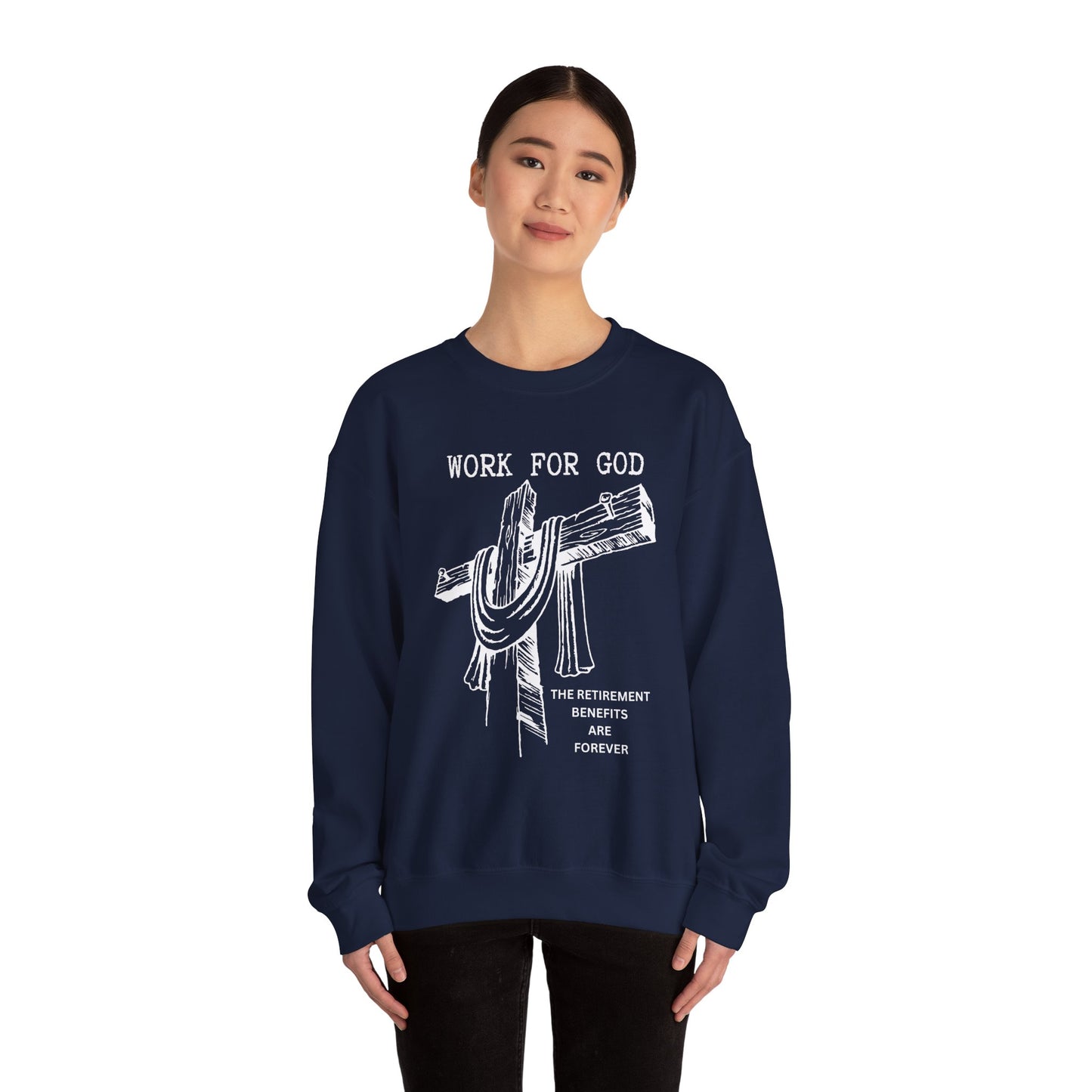 Faith-Inspired Crewneck Sweatshirt, Christian Gift, Unisex Sweater, Work [...]