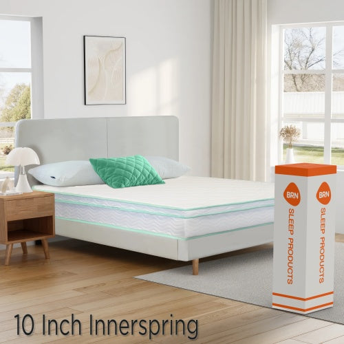 10 Inch Cool Gel Memory Foam Built-in Spring Hybrid Mattress