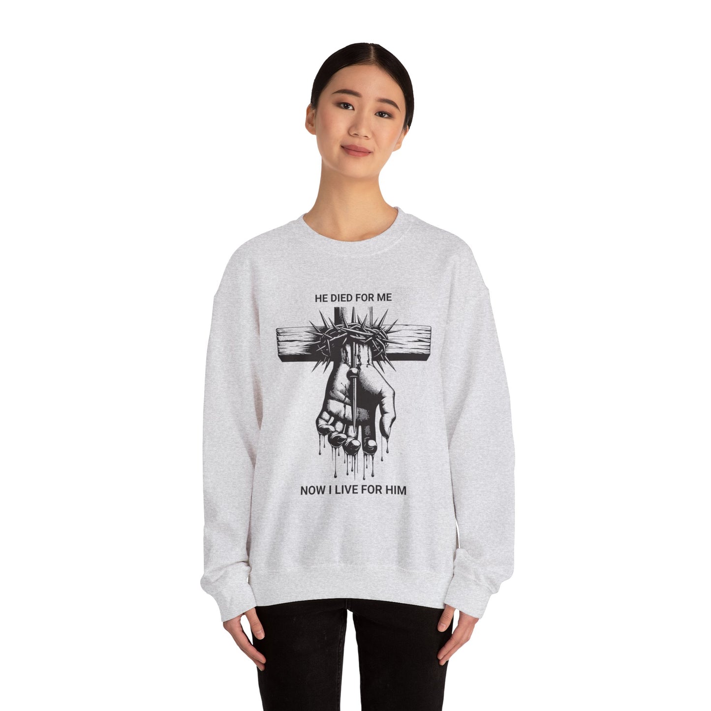 Faith-Inspired Crewneck Sweatshirt, Religious Apparel, Inspirational Gift, [...]