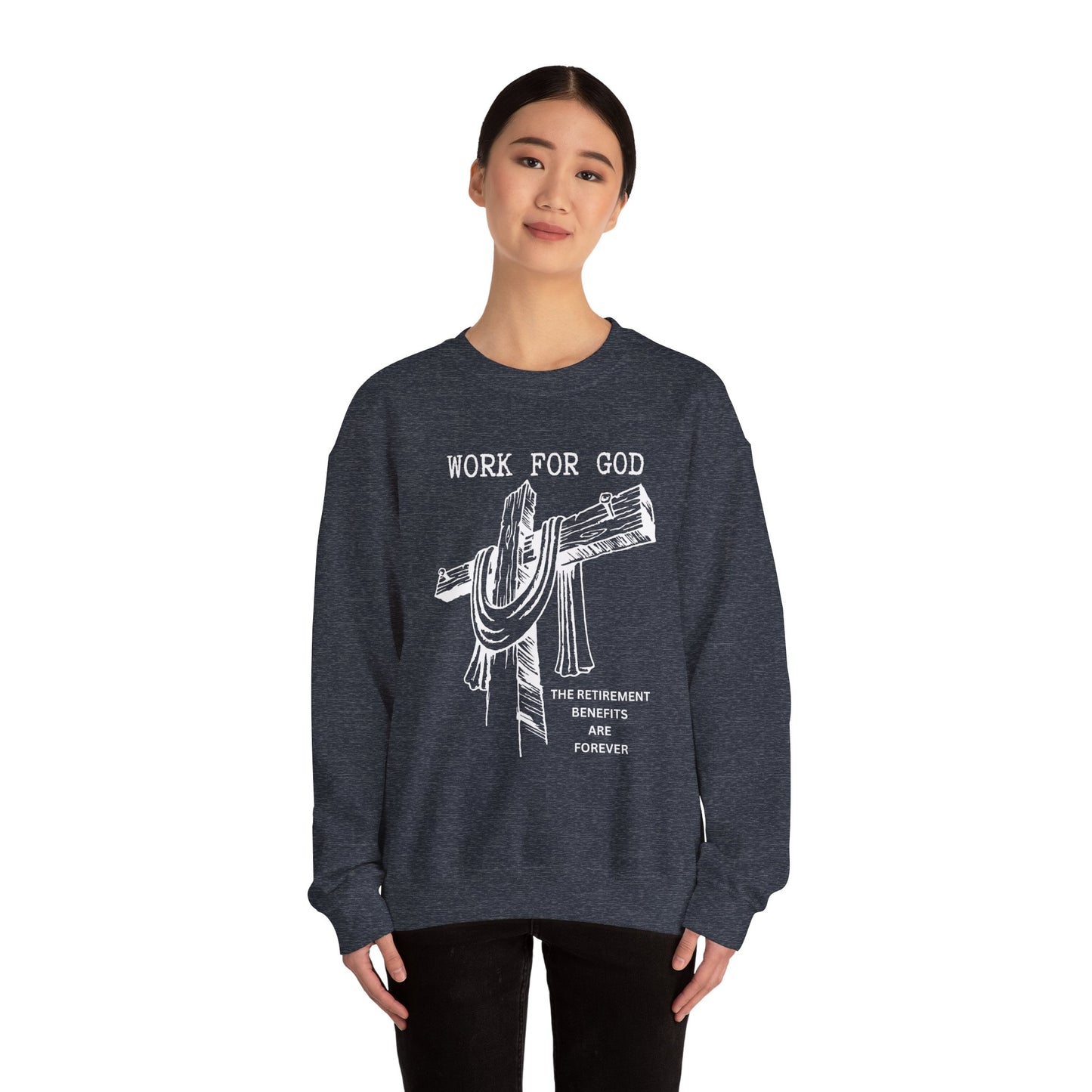 Faith-Inspired Crewneck Sweatshirt, Christian Gift, Unisex Sweater, Work [...]