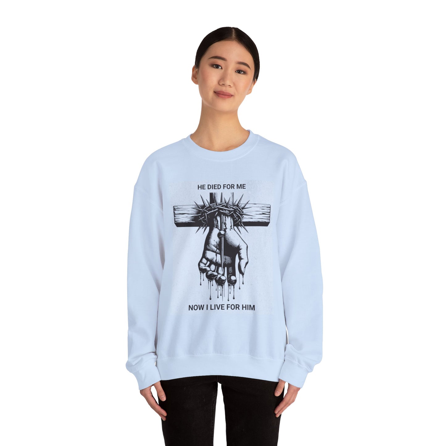 Faith-Inspired Crewneck Sweatshirt, Religious Apparel, Inspirational Gift, [...]